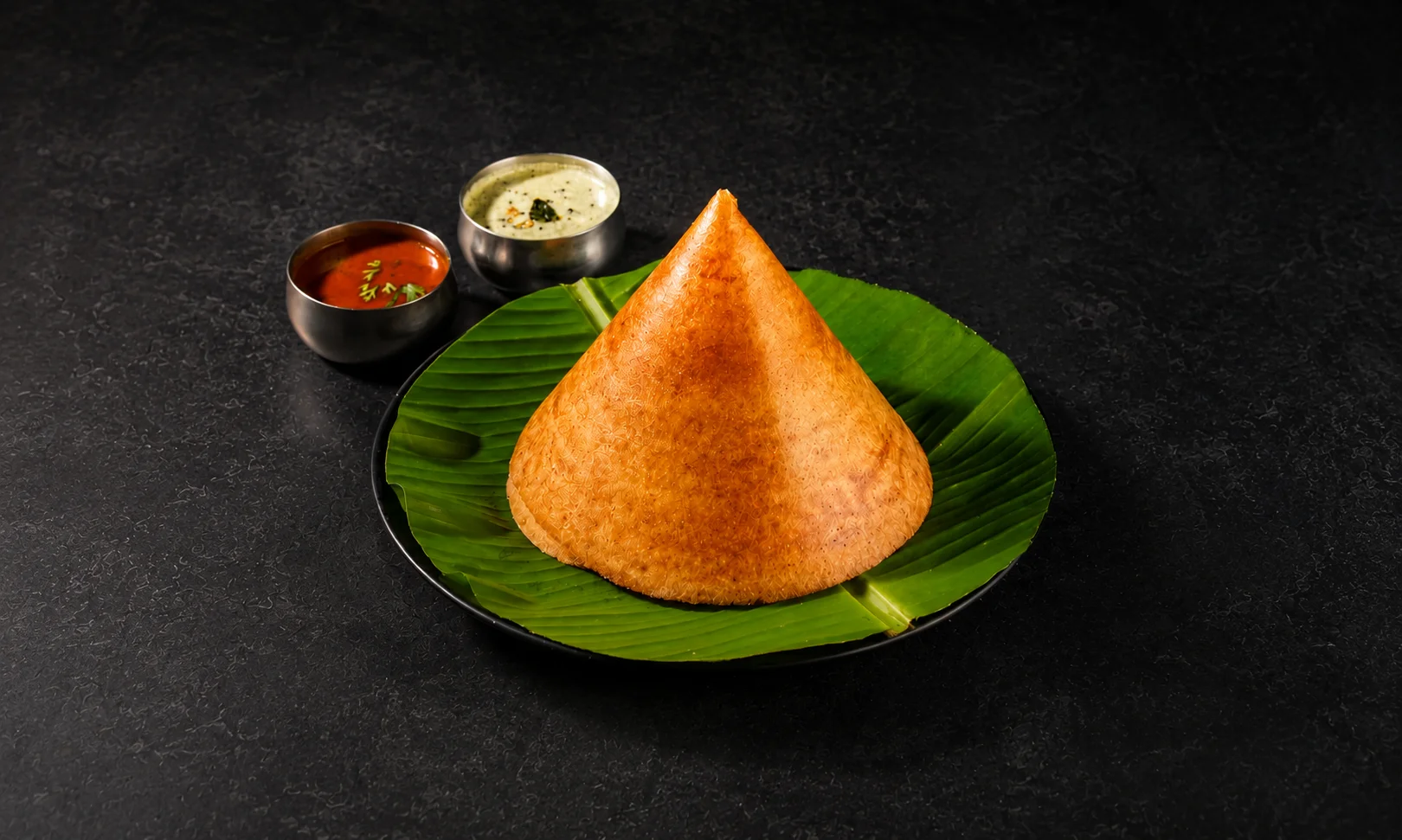 Idli on banana leaf